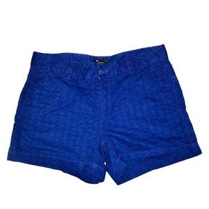 Gap Size 10 blue embroidered shorts